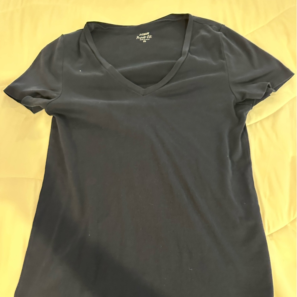 J. Crew Black Short Sleeve Tee